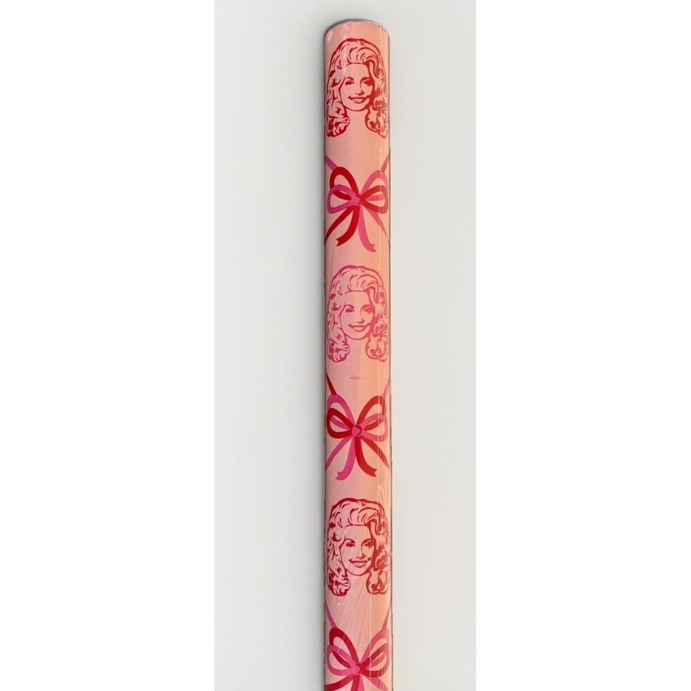 New Dolly Parton Holly Dolly Christmas Wrapping Paper Gift Wrap 2.5 ft x 15 ft
